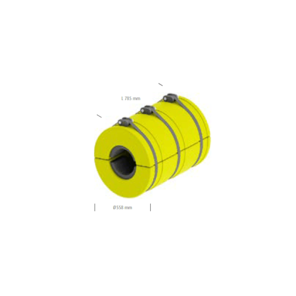 yellow pipe float