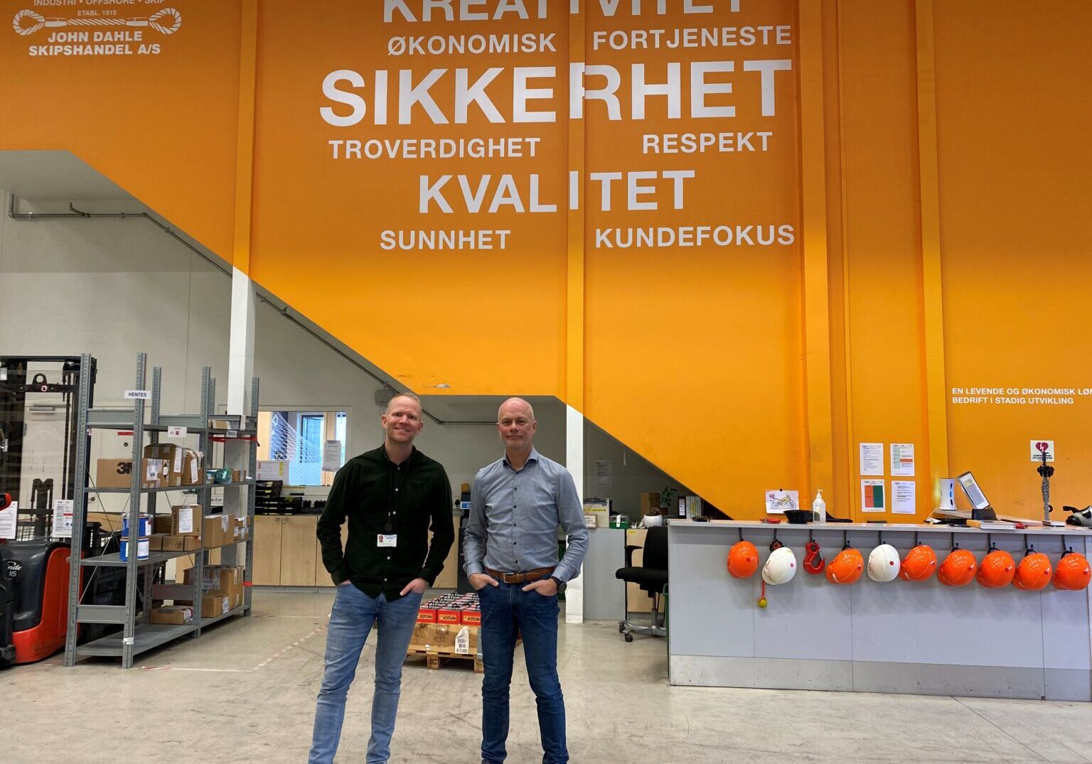 Eirik Dahle (John Dahle Skipshandel AS) and Jan Møllerhaug (PartnerPlast AS)