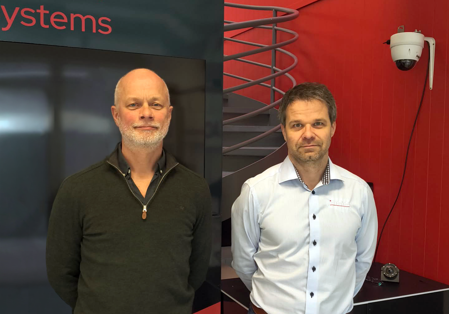 Jan Møllerhaug, daglig leder i Ovun, og Tommy Storsveen, administrernde direktør i Imenco Aqua